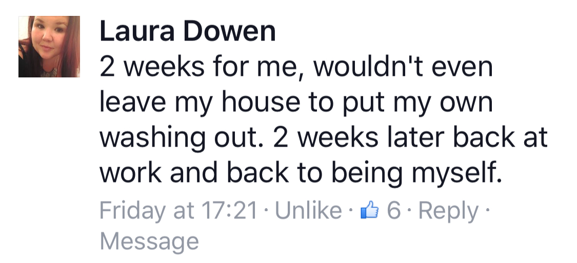 Real testimonial from a recovered client