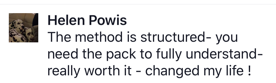 Real testimonial from a recovered client