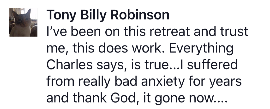 Real testimonial from a recovered client
