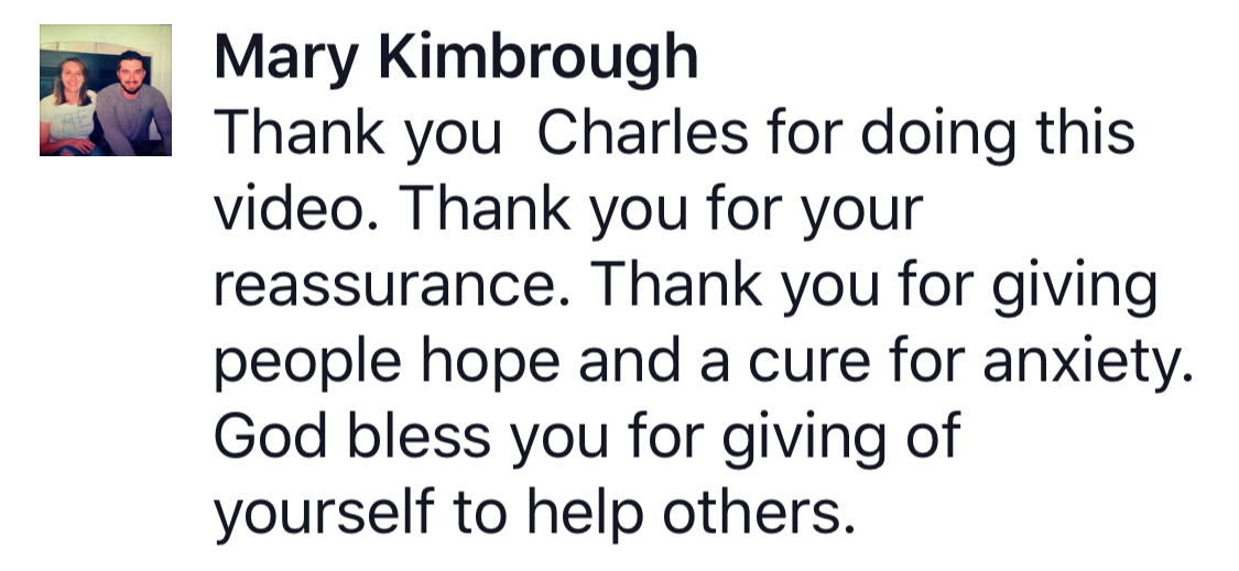 Real testimonial from a recovered client