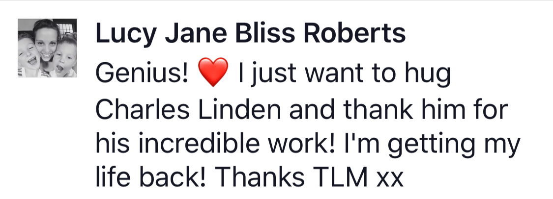 Real testimonial from a recovered client