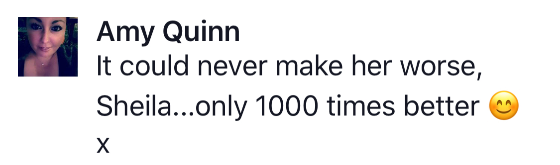 Real testimonial from a recovered client