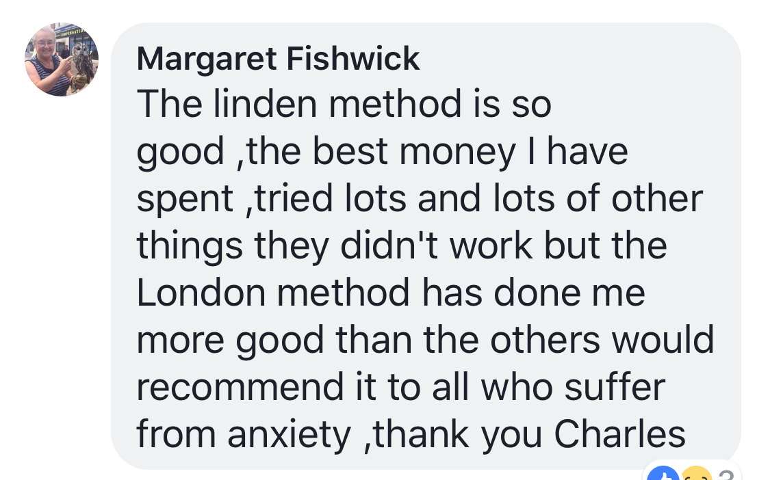 Real testimonial from a recovered client