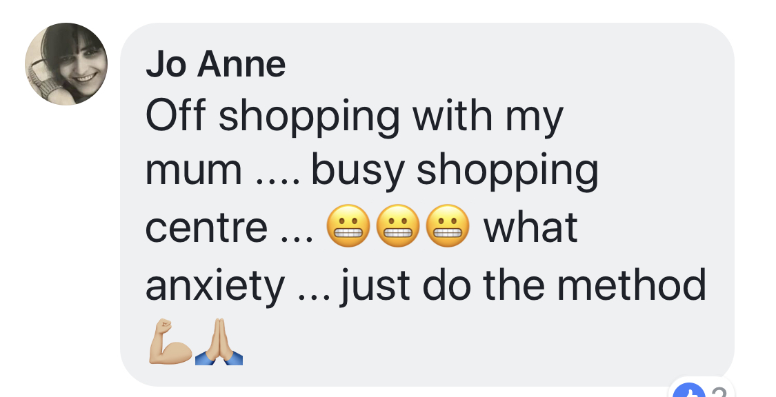 Real testimonial from a recovered client