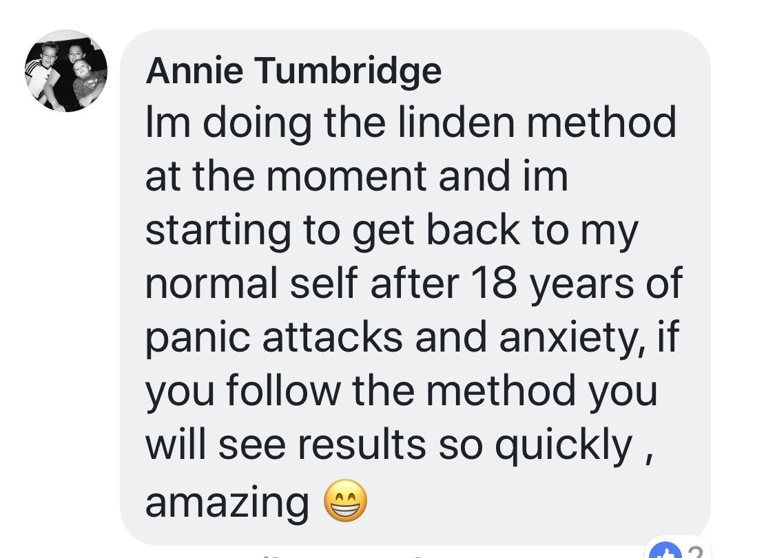 Real testimonial from a recovered client