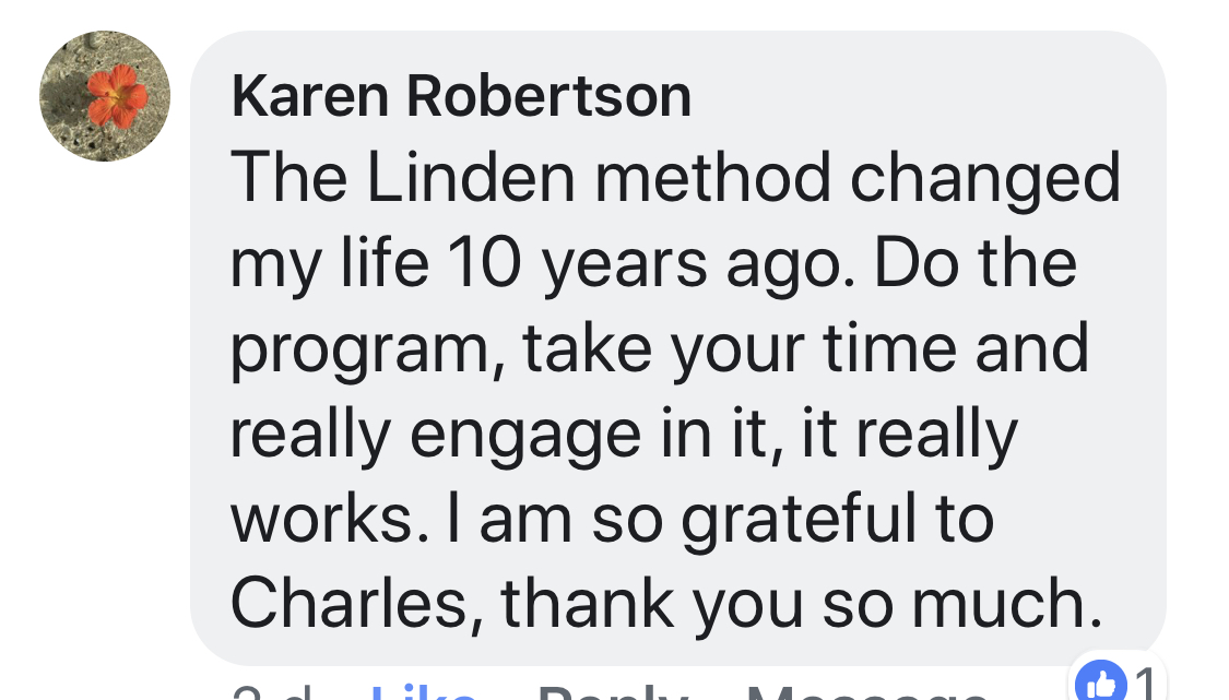 Real testimonial from a recovered client