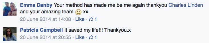 Real testimonial from a recovered client