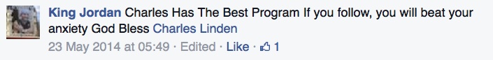 Real testimonial from a recovered client