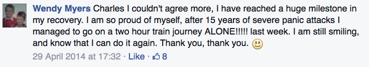Real testimonial from a recovered client