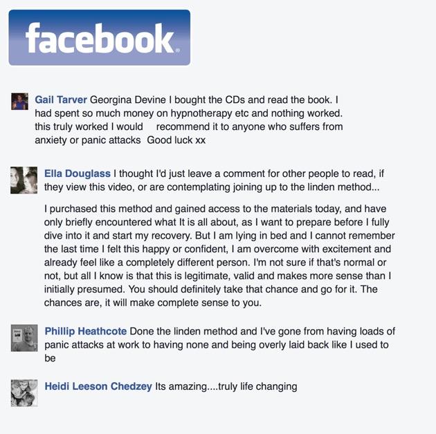 Real testimonial from a recovered client