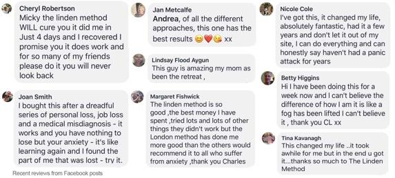 Real testimonial from a recovered client