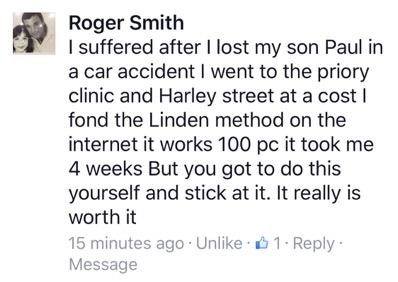 Real testimonial from a recovered client