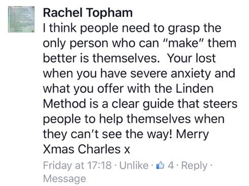 Real testimonial from a recovered client
