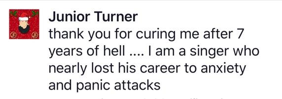 Real testimonial from a recovered client