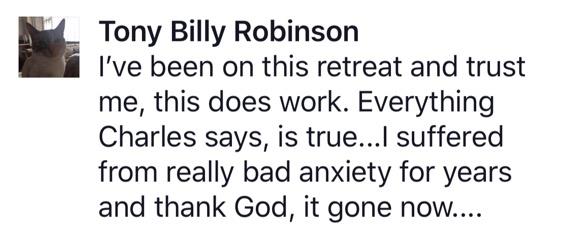 Real testimonial from a recovered client