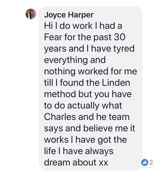 Real testimonial from a recovered client