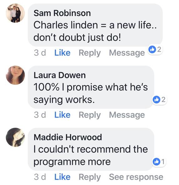 Real testimonial from a recovered client
