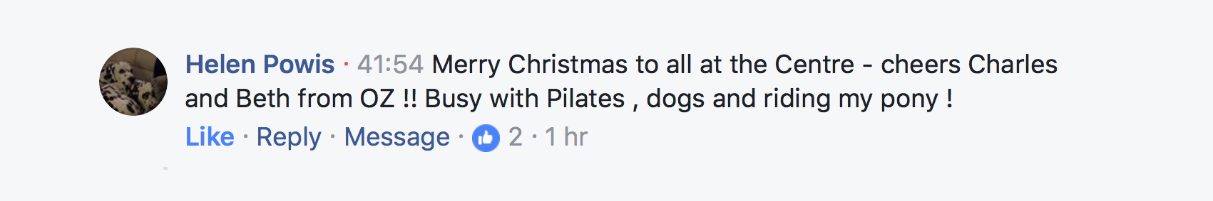 Real testimonial from a recovered client