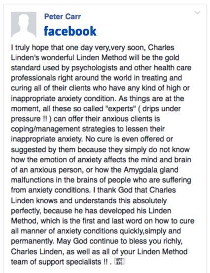 Real testimonial from a recovered client