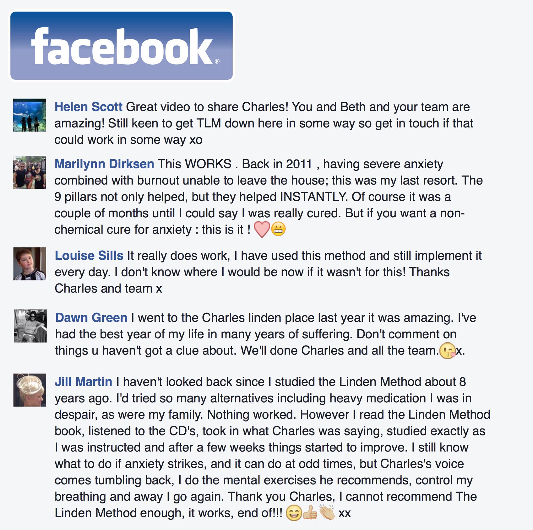 Real testimonial from a recovered client