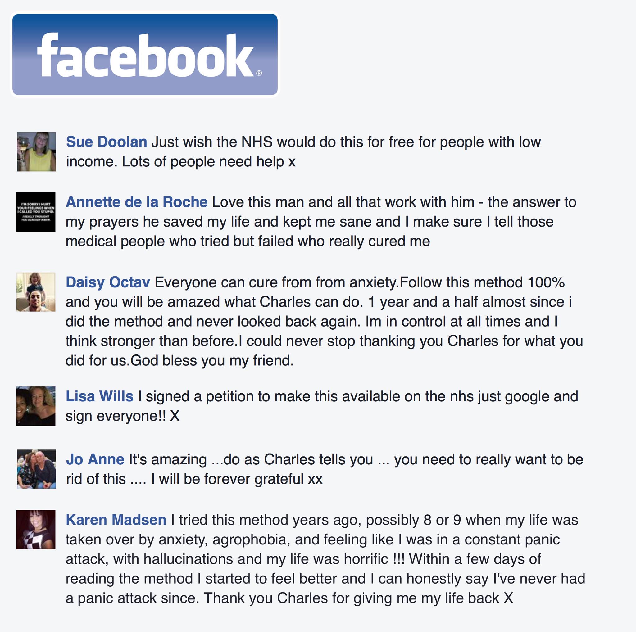 Real testimonial from a recovered client
